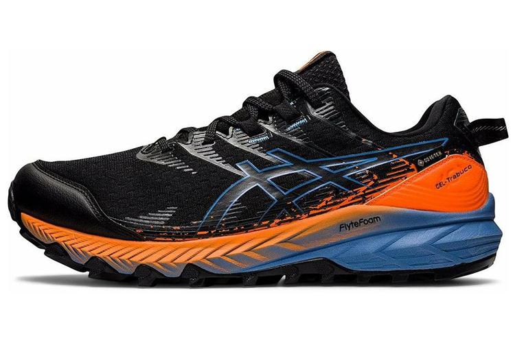 Кроссовки мужские ASICS Gel-Trabuco 10 GTX черные, синие, оранжевые, 44 EU
