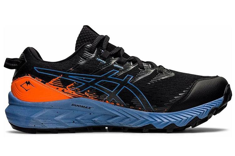 Кроссовки мужские ASICS Gel-Trabuco 10 GTX черные, синие, оранжевые, 44 EU