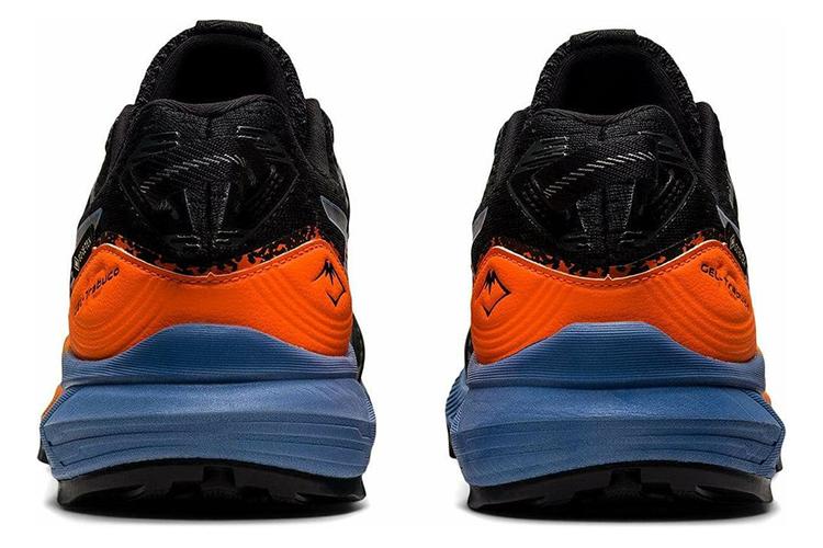 Кроссовки мужские ASICS Gel-Trabuco 10 GTX черные, синие, оранжевые, 44 EU