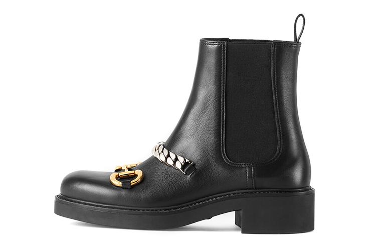 Ботинки женские GUCCI 670393 17K10 1000 черные