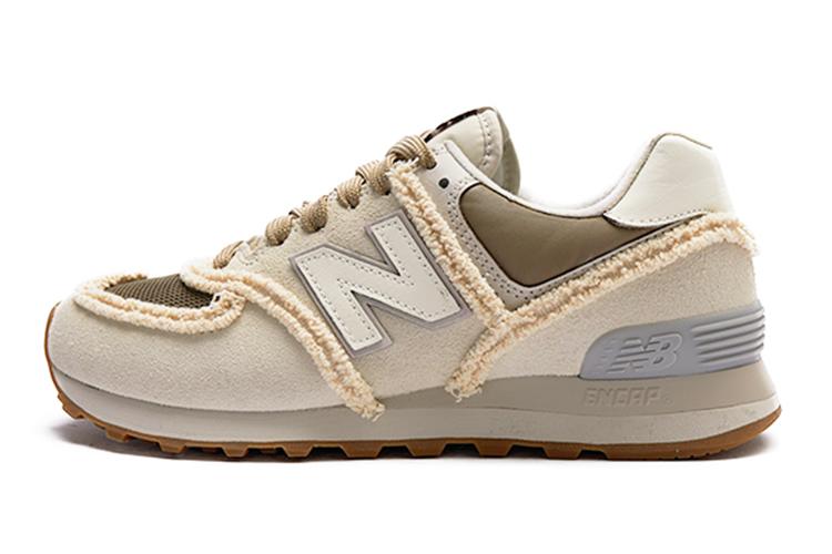Кроссовки женские New Balance NB 574 бежево-коричневые, 36.5 EU