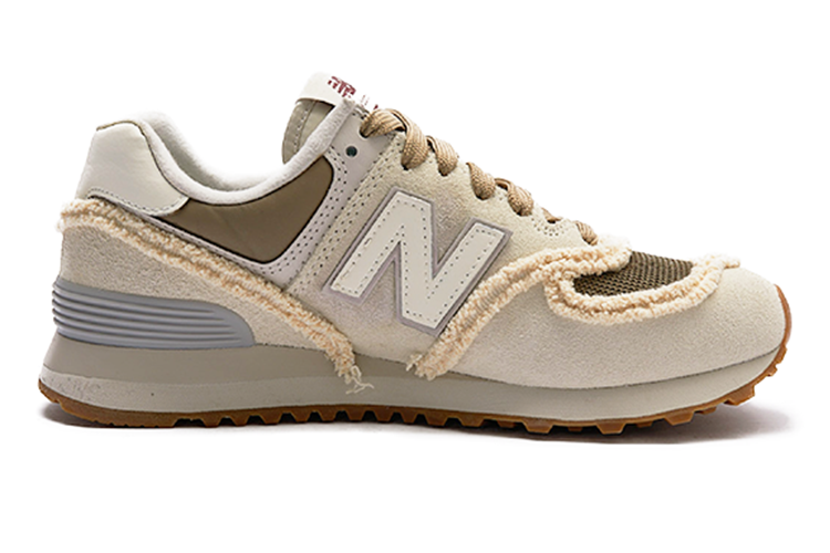 Кроссовки женские New Balance NB 574 бежево-коричневые, 36.5 EU