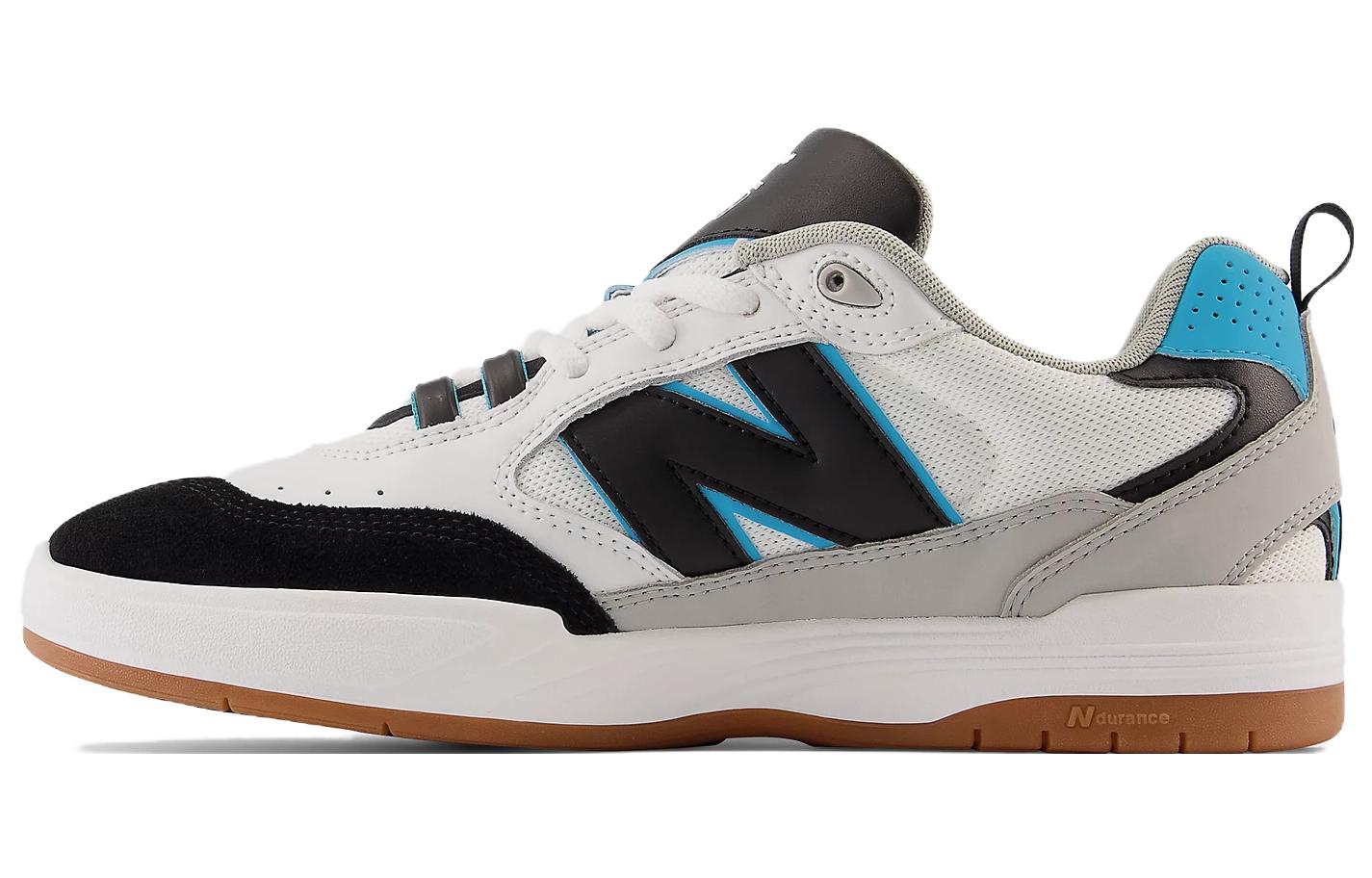 Спортивные кеды унисекс New Balance Numeric 808 Tiago Lemos белые аква-гум