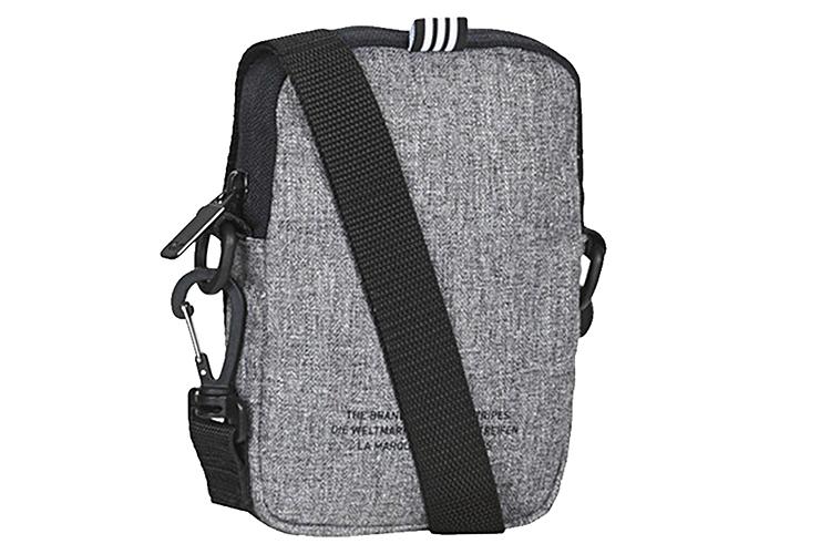 Сумка унисекс Adidas Originals ED8687 серого цвета