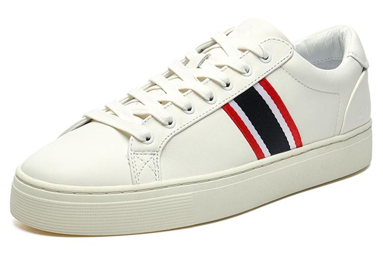 Кроссовки мужские FILA 1911 Court Leather белые, красные, черные, 42 EU