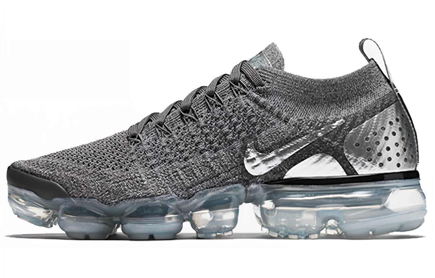 Женские кроссовки Nike Air VaporMax Flyknit 2, тёмно-серые