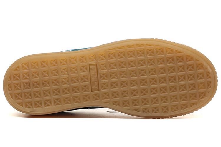 Кеды женские PUMA Suede Platform Core серые/синие/коричневые, 38 EU