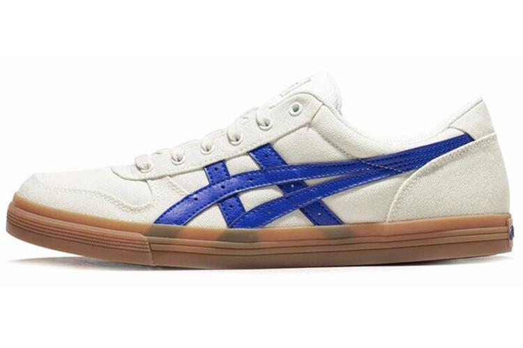 Кроссовки унисекс ASICS Aaron белые, синие, 41.5 EU