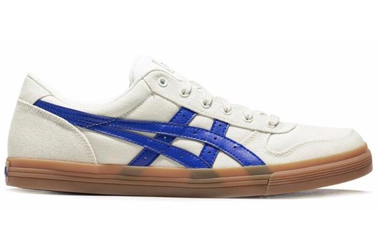 Кроссовки унисекс ASICS Aaron белые, синие, 41.5 EU