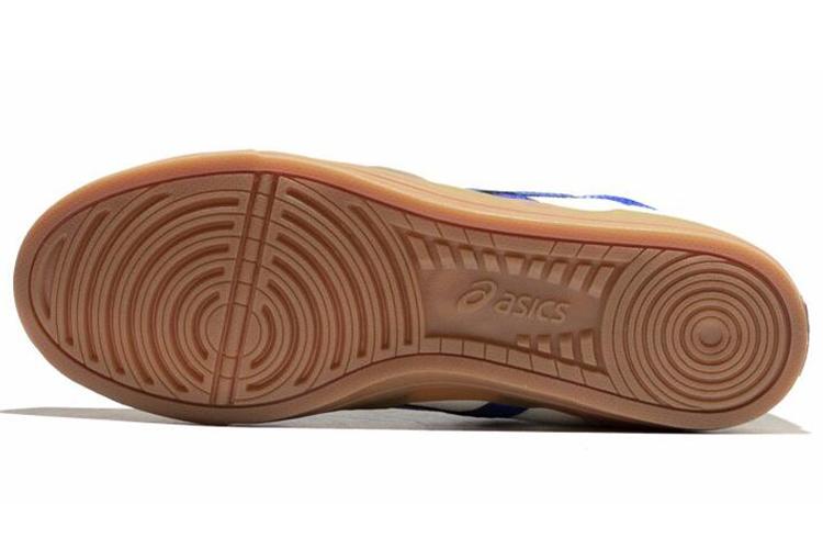 Кроссовки унисекс ASICS Aaron белые, синие, 41.5 EU