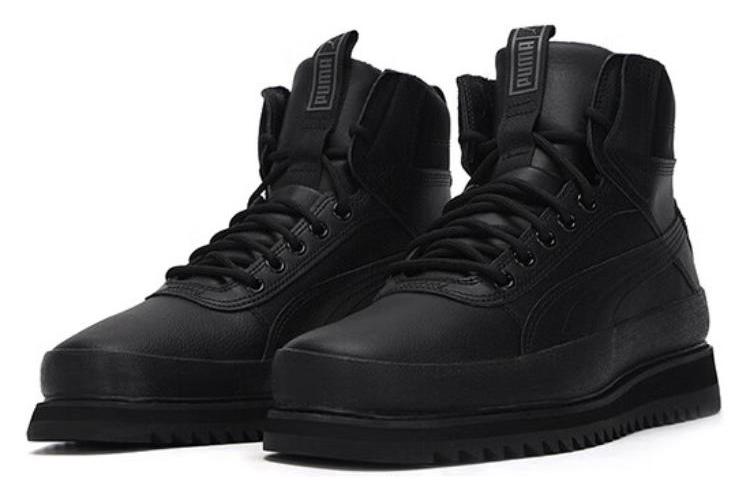 Ботинки мужские PUMA Desierto V2 Wtr Rubber Middle черные, 38 EU