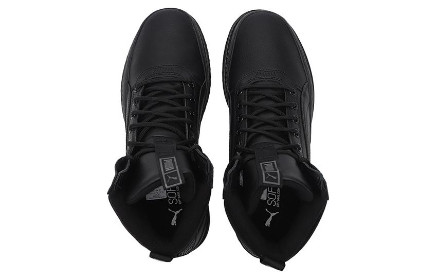 Ботинки мужские PUMA Desierto V2 Wtr Rubber Middle черные, 38 EU