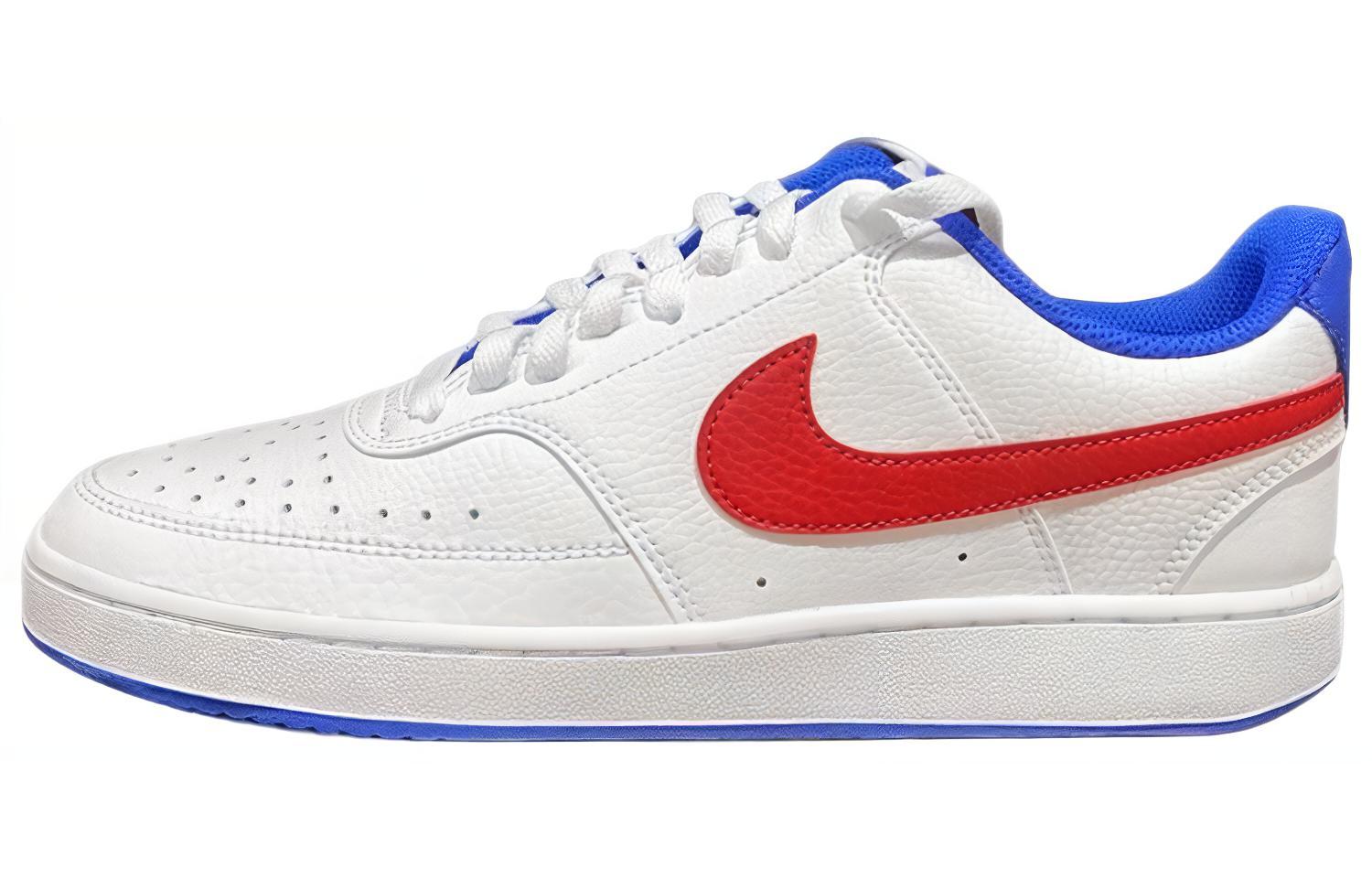 Кеды мужские Nike Court Vision белые, красные, синие, 42.5 EU