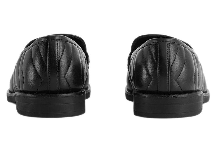 Лоферы женские GUCCI Double G черные, 36.5 EU