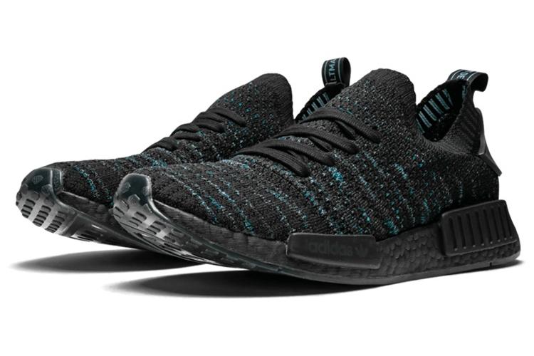 Кроссовки унисекс Adidas Originals Nmd R1 Stlt Parley Core Black, 36 2/3 EU