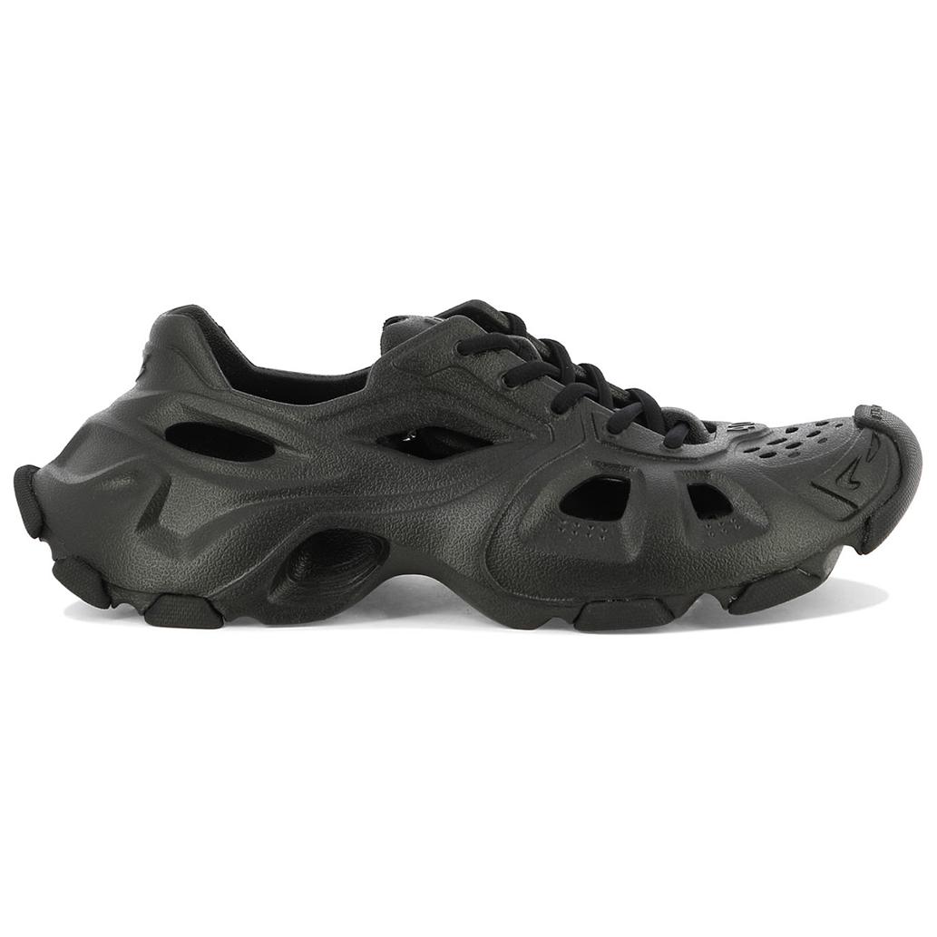 Шлепанцы мужские Balenciaga Hd Lace Up черные, 44 EU