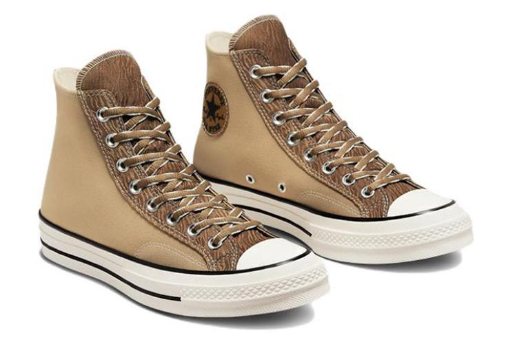 Кеды унисекс Converse Chuck 70 High nomad khaki egret, 36.5 EU