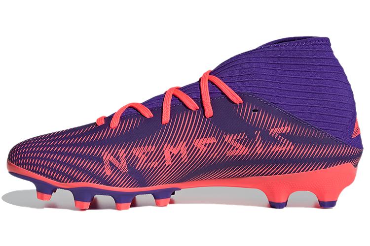 Футбольные бутсы мужские adidas Nemeziz .3 MG Energy Ink Signal Pink, 42 EU