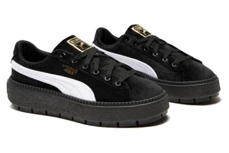 Кеды женские PUMA Platform Trace V черные, 38.5 EU