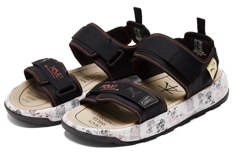 Сандалии унисекс PUMA Michael Lau X RS Sandal черные, белые, 35.5 EU