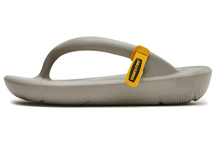 Вьетнамки унисекс TAW&TOE TT-3319, лаймово-серые, 35-37 EU