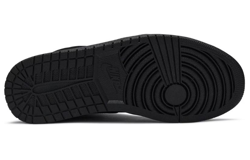 Кроссовки мужские Air Jordan 1 Mid Triple Black, 40.5 EU