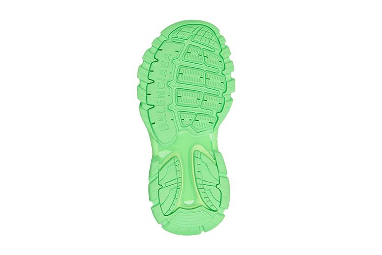 Сандалии мужские Balenciaga Track Sandal fluo green, 44 EU