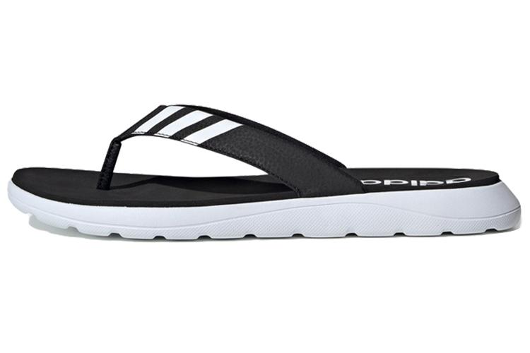 Шлепанцы мужские Adidas Comfort Sandal черно-белые, 44½ EU