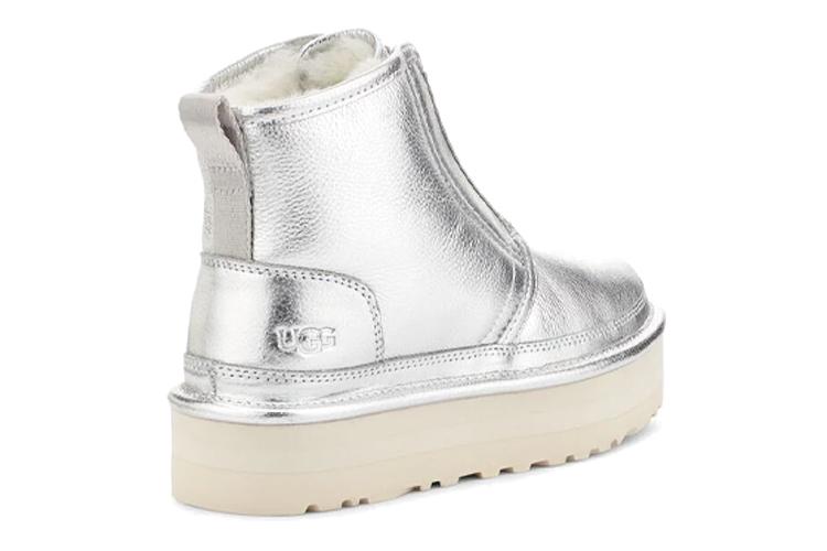 Снежные ботинки женские UGG Neumel серебристые