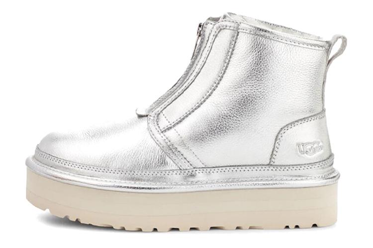 Снежные ботинки женские UGG Neumel серебристые