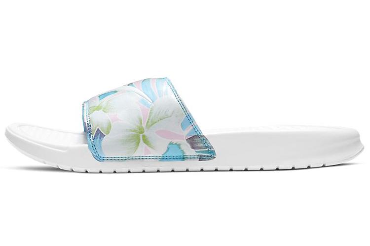 Шлепанцы женские Nike Benassi Jdi Floral белые