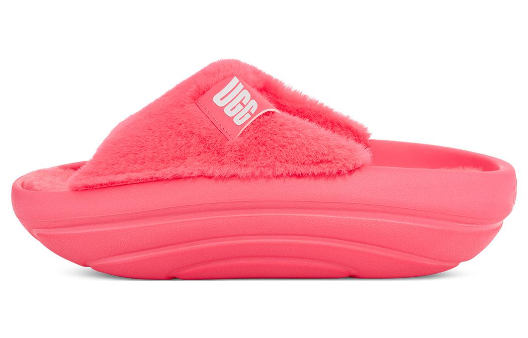 Шлепанцы женские UGG FoamO UGGplush Slide watermelon red