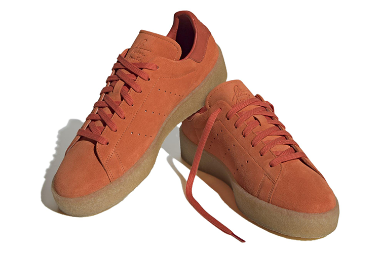 Спортивные кеды мужские Adidas Stan Smith Crepe Craft оранжевые, 42 EU