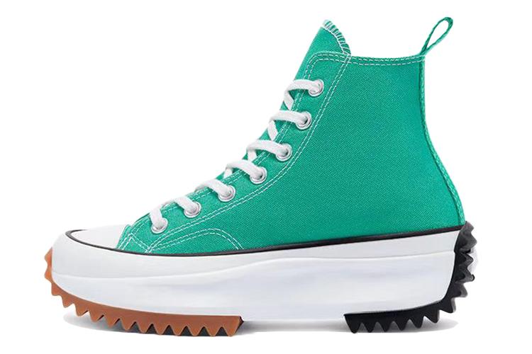 Кроссовки унисекс Converse Run Star Hike Hi Court зеленые