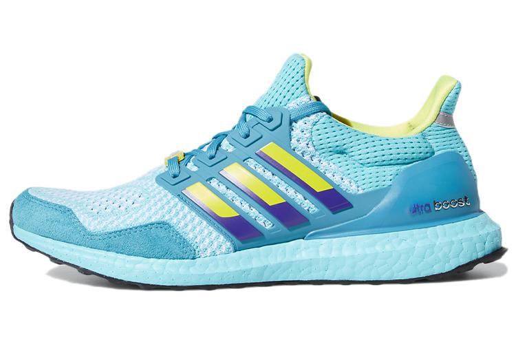 Кроссовки унисекс Adidas UltraBoost 1.0 Dna ZX 8000, blue-yellow, 42 EU