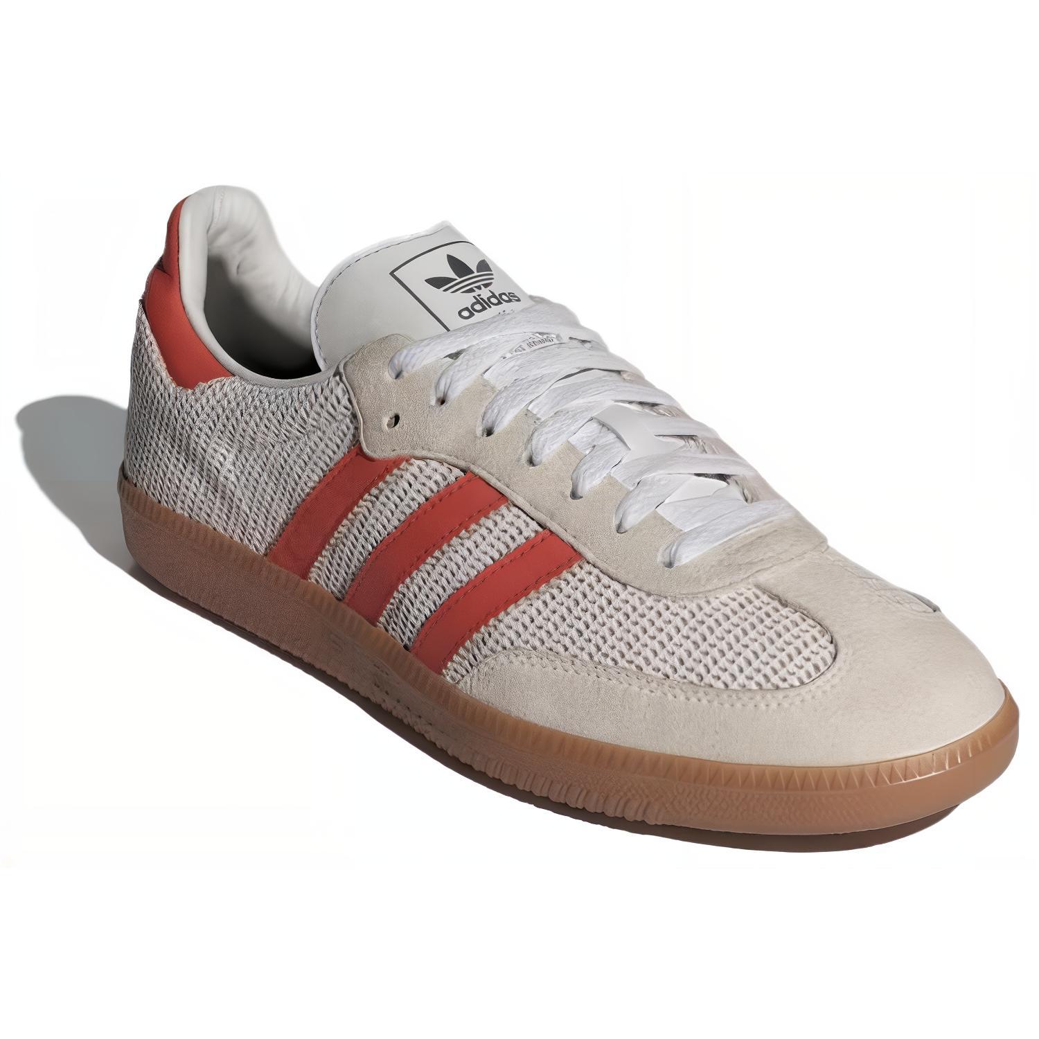 Кроссовки унисекс Adidas Samba OG белые, красные, 42 EU