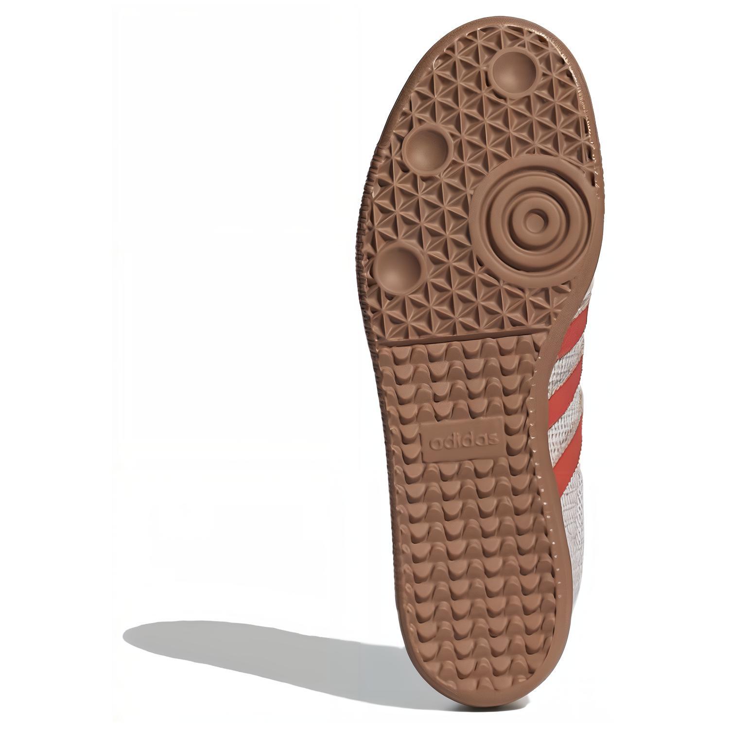 Кроссовки унисекс Adidas Samba OG белые, красные, 42 EU