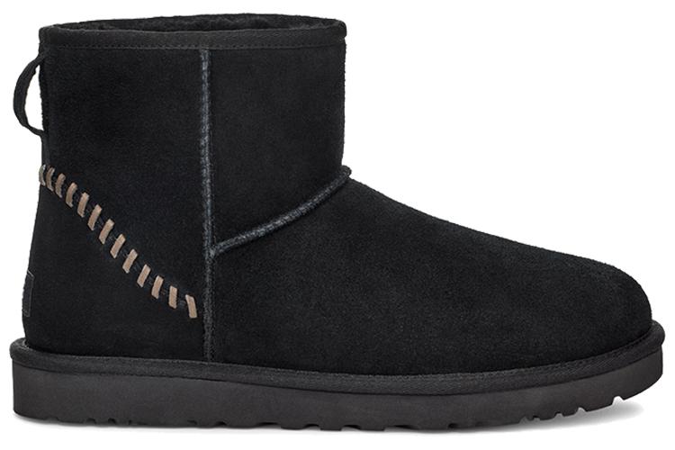 Снегоботинки мужские UGG Classic Mini Deco Suede Boot черные, 41 EU
