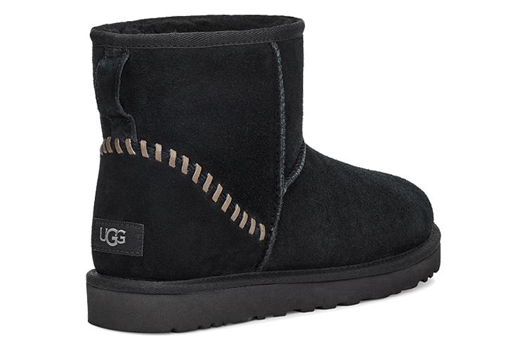 Снегоботинки мужские UGG Classic Mini Deco Suede Boot черные, 41 EU