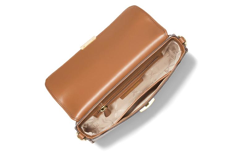 Сумка женская MICHAEL KORS Bradshaw ванильная белая и коричневая