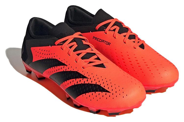 Футбольные бутсы унисекс Adidas Predator Accuracy.3 L Mg Solar Orange Black, orange, 40 EU