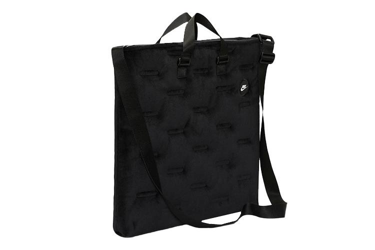 Сумка унисекс Nike Heritage Velour Fabric Tote Bag черная