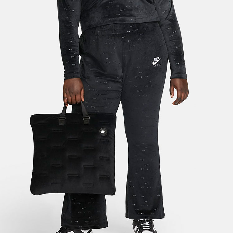 Сумка унисекс Nike Heritage Velour Fabric Tote Bag черная