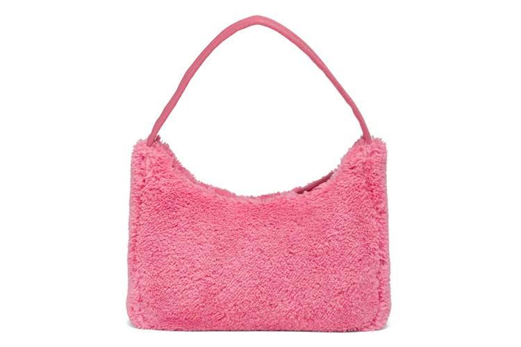 Женская сумка PRADA Re Edition 2000 Terry Petal Pink/Black