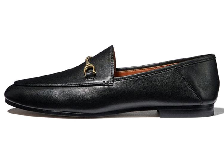 Лоферы женские Coach FG3110-BLK черные, 36.5 EU