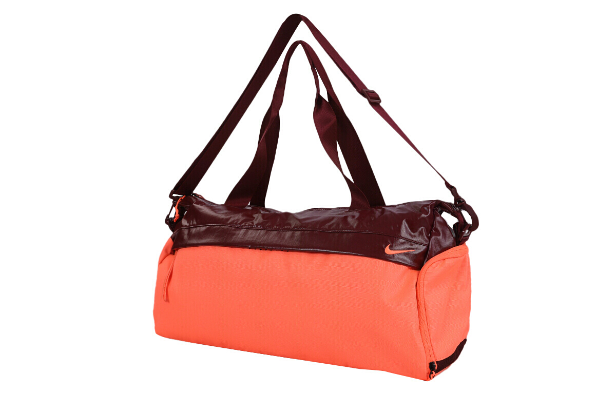Дорожная сумка Nike BA6172-638 темно-свекольный/ярко-оранжевый