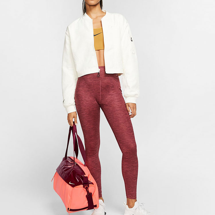 Дорожная сумка Nike BA6172-638 темно-свекольный/ярко-оранжевый