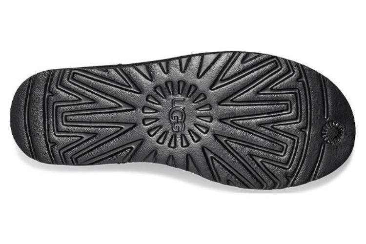 Угги женские UGG Classic Mini Side Logo черные, 38 EU