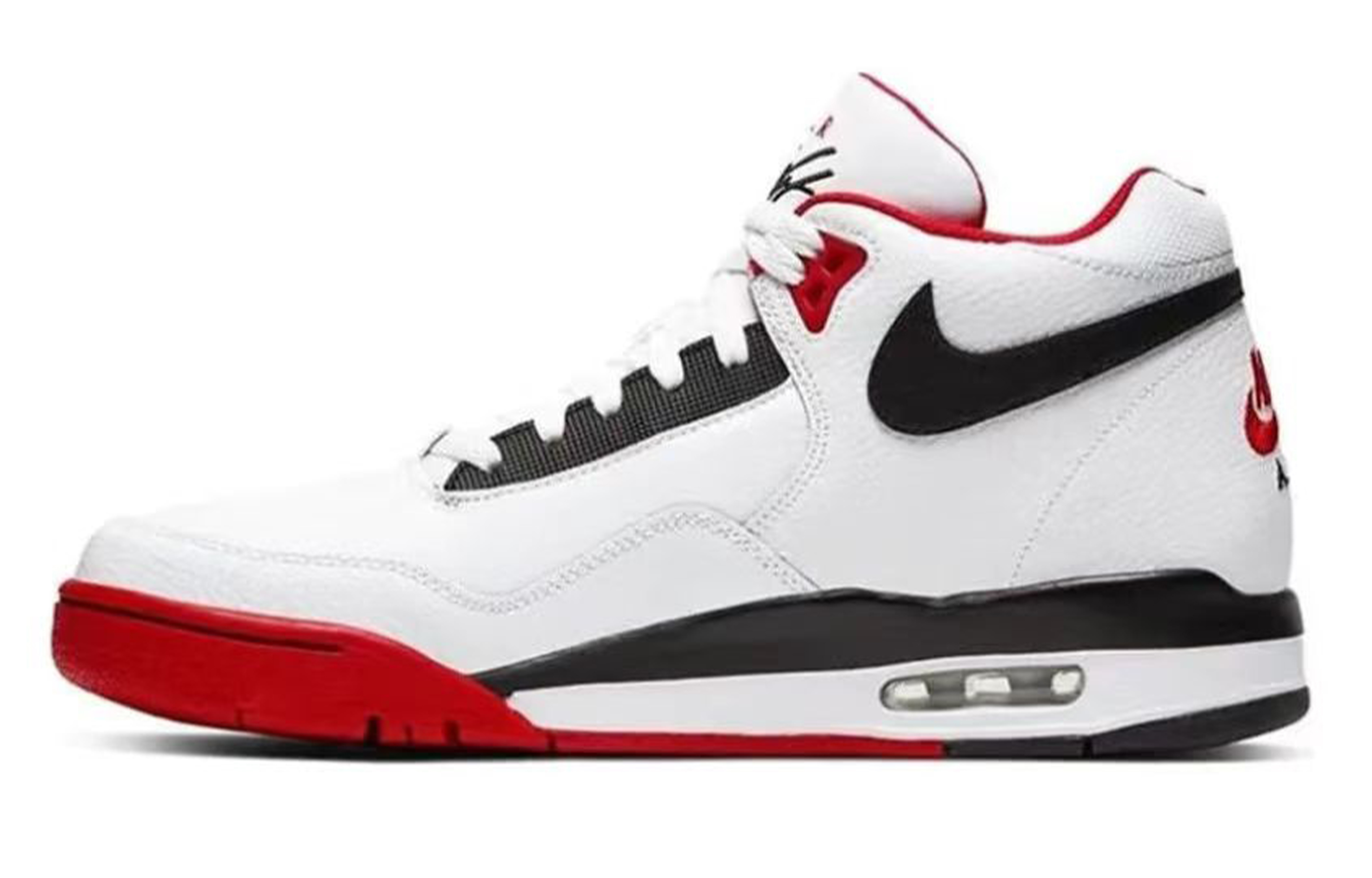 Кроссовки унисекс Nike Flight Legacy High Top красно белые черные, 40 EU