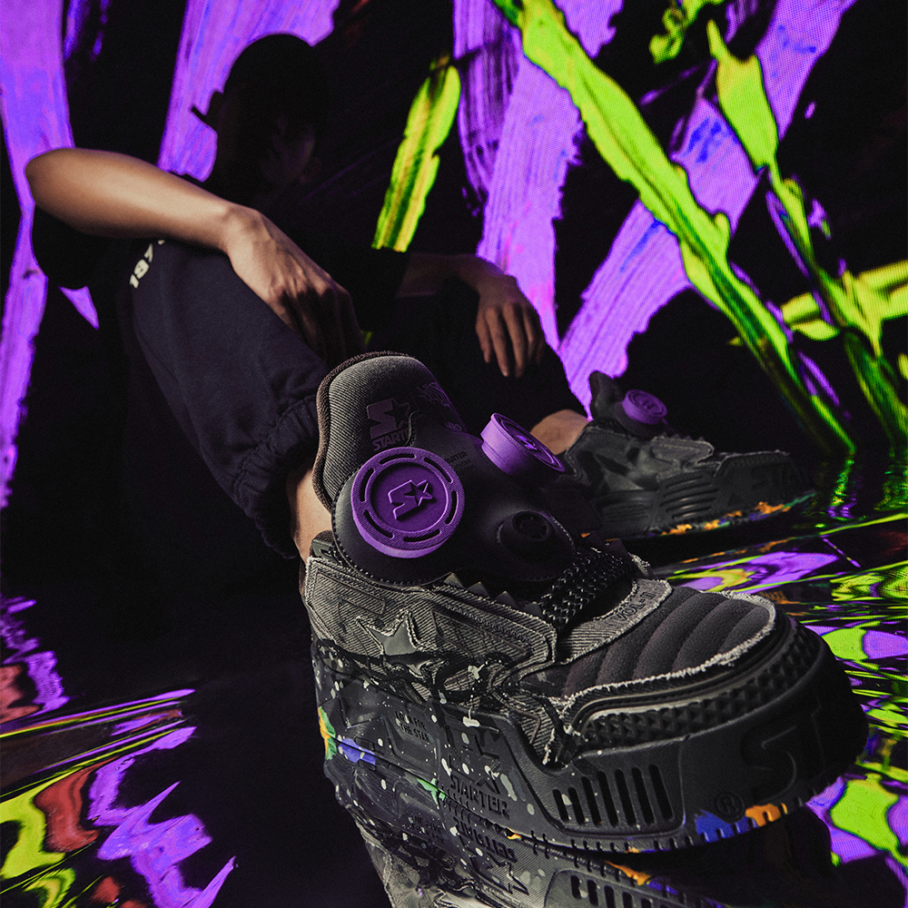 Кроссовки унисекс X PSSSST x STARTER светло-черные, 42 EU